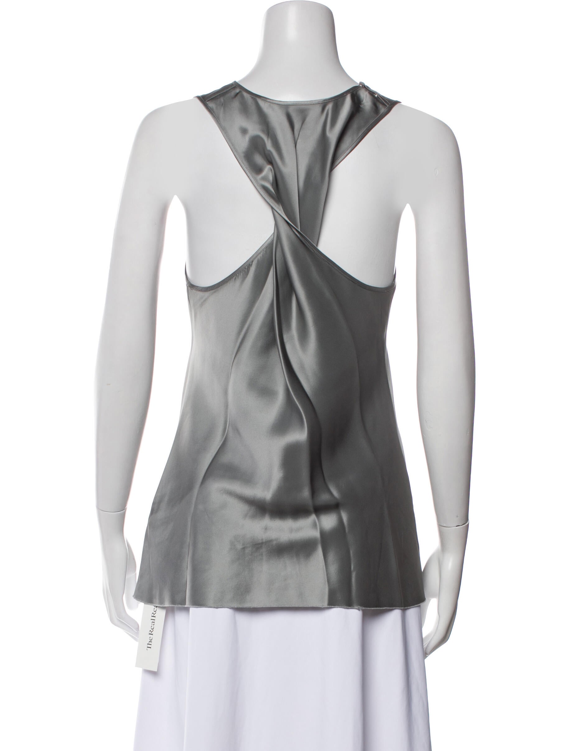 Helmut Lang Scoop Neck Sleeveless Top